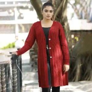 Women’s Premium Long Winter Cardigan