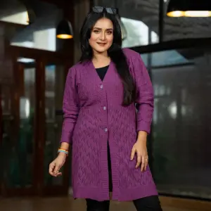 Purple Bliss Knit Cardigan