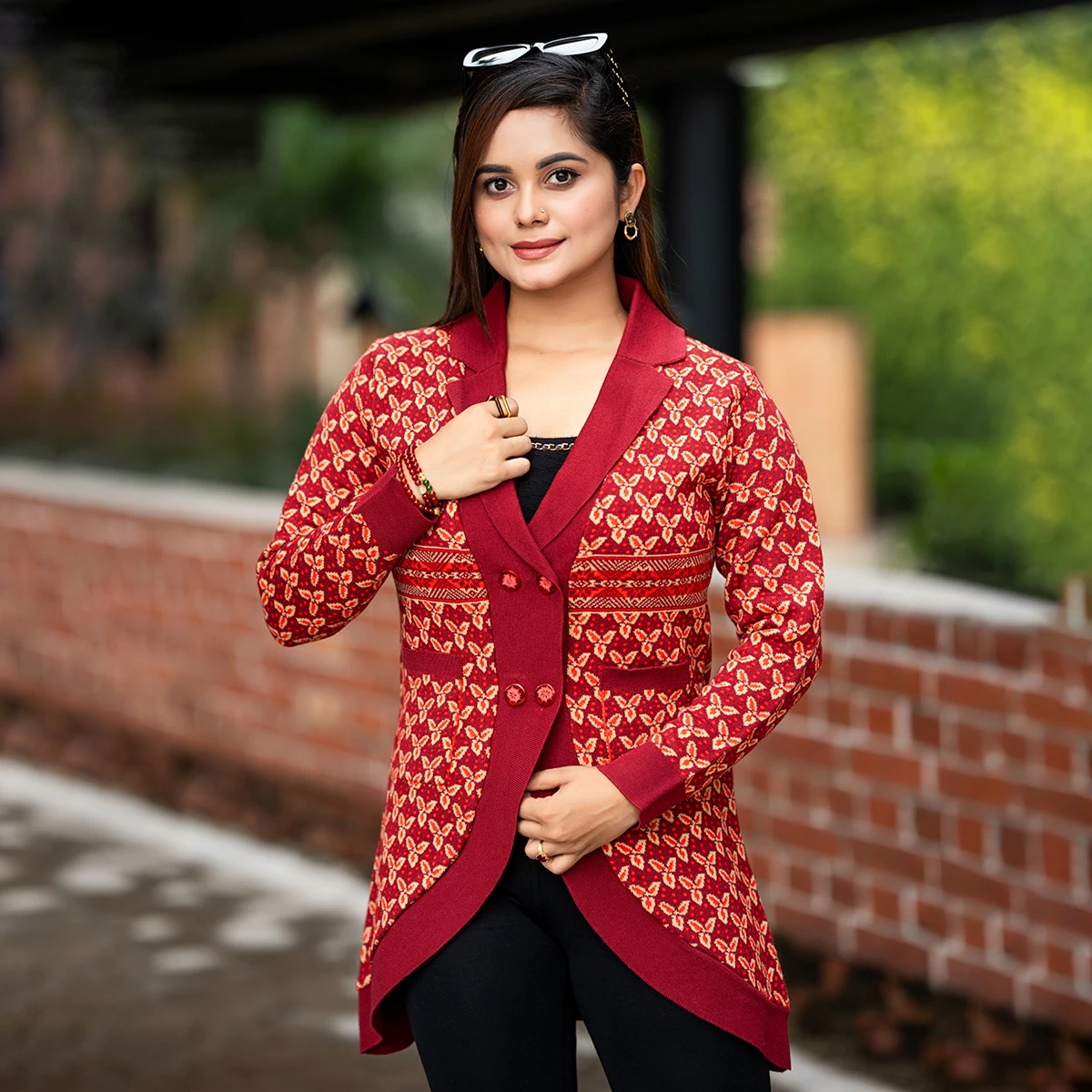 Premium Winter Cardigan for Women – Stylish Wool Jacket